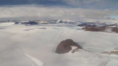 Paysage glaciaire près de la base McMurdo