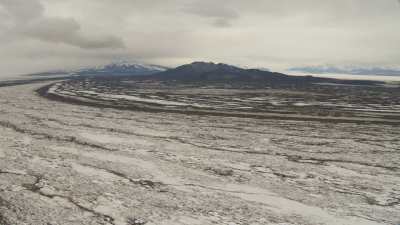 Paysage glaciaire près de la base McMurdo