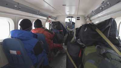 Le trajet de McMurdo vers la station scientifique antarctique italienne Mario Zuccheli
