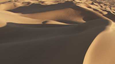 Les formes douces des dunes sahariennes