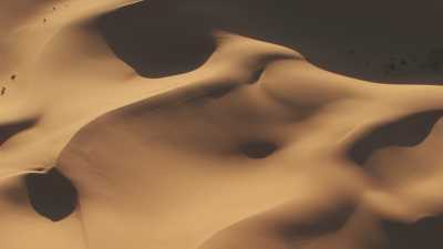 Les formes douces des dunes sahariennes