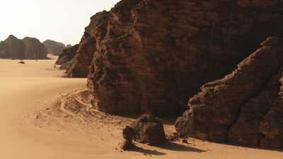 Désert rocheux dans la région de Djanet