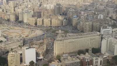 Place Tahrir, immeuble de la Mogamma