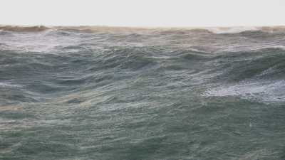 Fortes vagues en mer