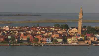 l'île de Burano, Lagune de Venise
