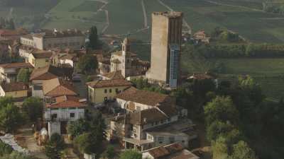 Vignes et villages en Ligurie