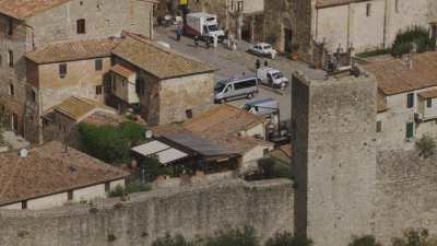 Petit village fortifié près de San Gimignano