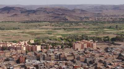 Survol de la ville de Ouarzazate