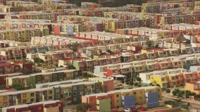 Quartiers d'habitation en banlieue de Veracruz