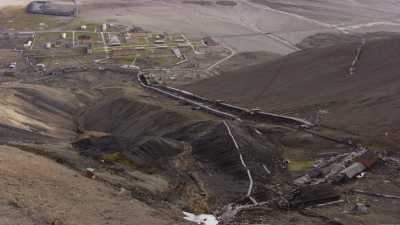 Site minier russe abandonné de Pyramiden