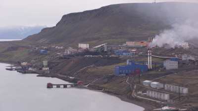La ville minière russe de Barentsburg