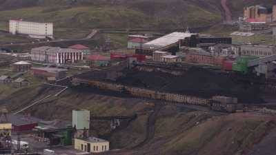 La ville minière russe de Barentsburg