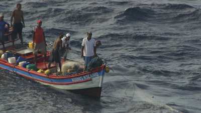 Pêcheurs au large de Panama