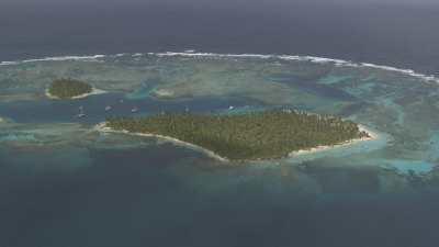Les îles Cayos Holandeses