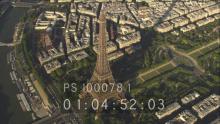 Monuments de la Ville et survol plans serrés de la Tour Eiffel