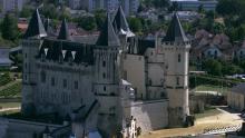 Château de Saumur et images de la Loire