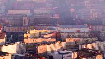 A l'extrême nord de la Sibérie, la ville industrielle de 170 000 habitants