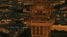 La Tour Eiffel au soleil couchant