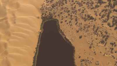 Dunes et oasis sahariennes