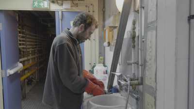 Travaux d'entretien du système de recyclage et de traitement de l'eau
