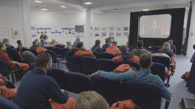 Le trajet de Christchurch vers l'Antarctique
