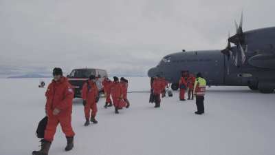 Posé à McMurdo