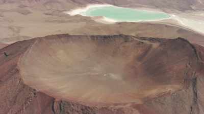Laguna Verde et volcans Juriques et Licancabur