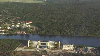 La ville d'Oyo sur la rivière Alima