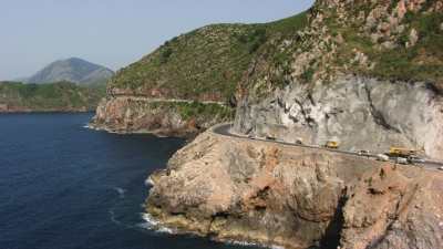 Route le long de la côte, Golfe de Béjaïa
