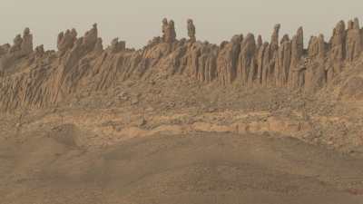 Formations rocheuses dans le désert