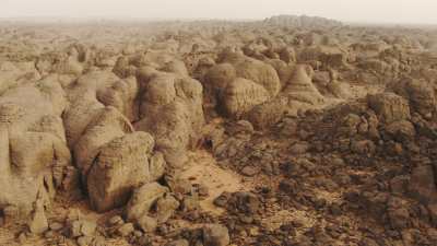 Formations rocheuses dans le désert