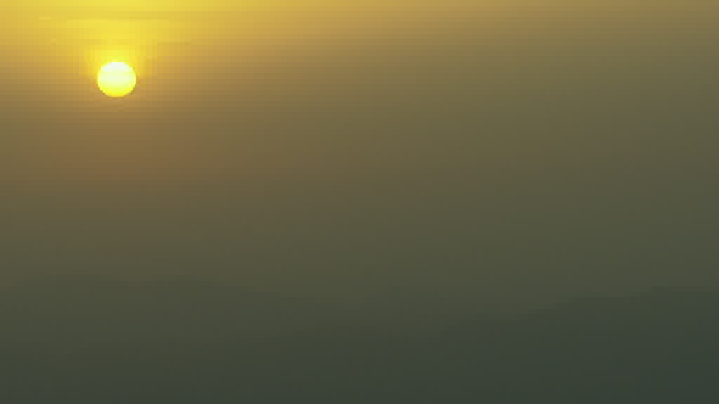 Lever de soleil sur le Sahara algérien