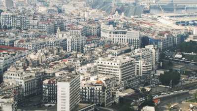 Vue aérienne d'Alger
