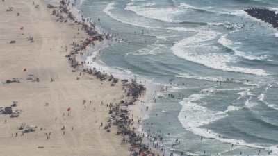 Villes et plages populeuses près d'Alexandrie