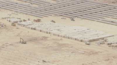 Centrale solaire, panneaux solaires