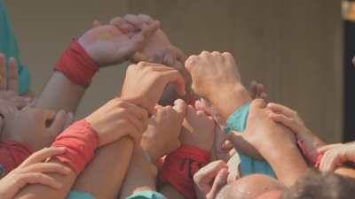 Les Castells, Tours humaines, très gros plans