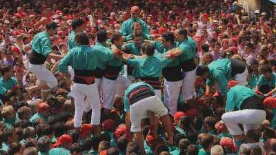 Les Castells, Tours humaines, gros plans