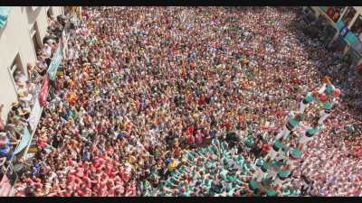 Les Castells, Tours humaines