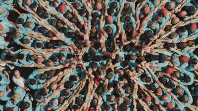Les Castells, Tour humaine verte