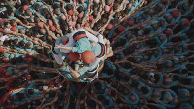 Les Castells, Tour humaine verte