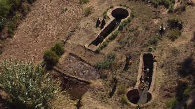 Paysans, cultures et irrigation des champs, Tigray