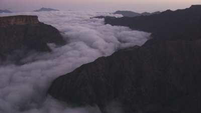 Descente dans les nuages vers les Danakils