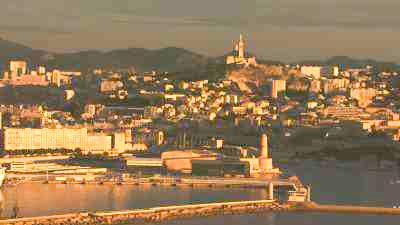 La Vierge à l'enfant de  la basilique Notre-Dame de la Garde