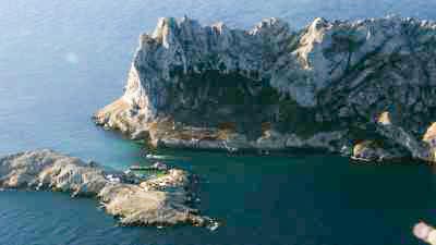 La côte rocheuse, petites criques