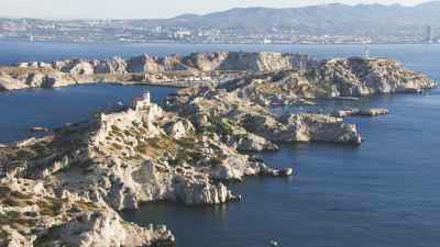 La côte rocheuse, les ports de plaisance