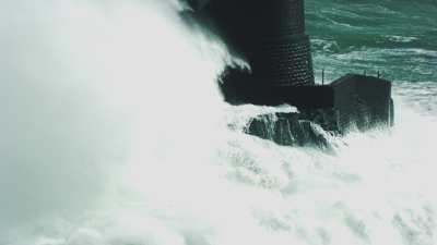 Tempête en mer d'Iroise