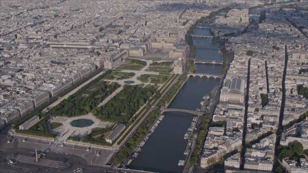 De la Défense au pont de Tolbiac en suivant la Seine