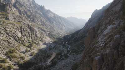 Région montagneuse de Haute Corse