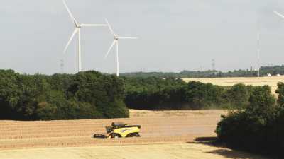 Moissons dans la Beauce