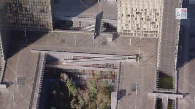 La Bibliothèque Nationale de France site François Mitterrand avec ses jardins